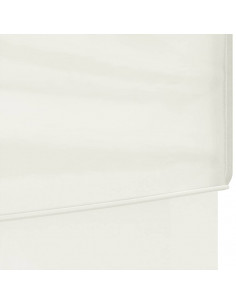 Tenda per Feste Pieghevole con Pareti Laterali Crema 2x2 m