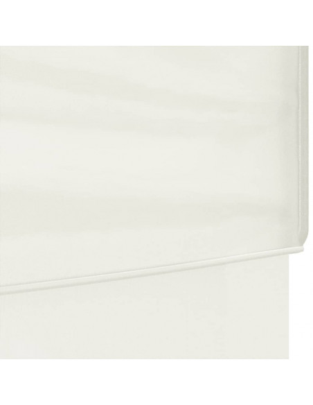 Tenda per Feste Pieghevole con Pareti Laterali Crema 2x2 m