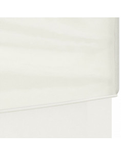 Tenda per Feste Pieghevole con Pareti Laterali Crema 3x3 m