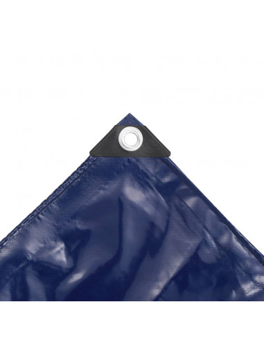 Telone Impermeabile 650 g / m² 1,5x10 m Blu