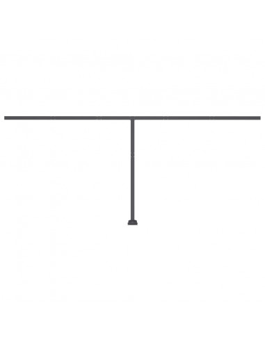 Tenda da Sole Autoportante Automatica 600x300 cm Gialla Bianca