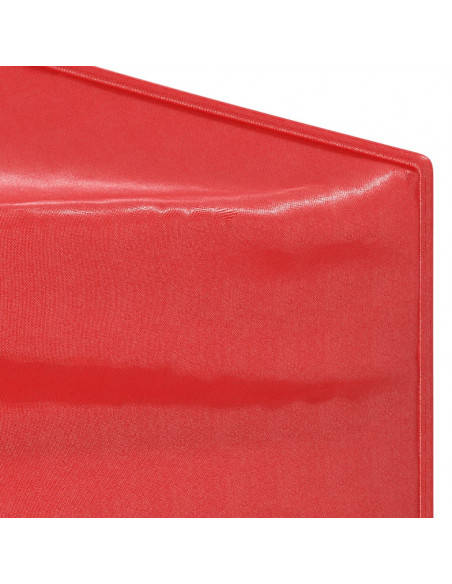 Tenda per Feste Pieghevole Rosso 3x6 m