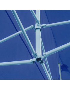 Tenda per Feste Pop-up Pieghevole Blu 3 x 6 m
