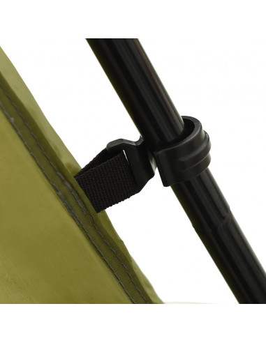 Tenda per Piscina in Tessuto 590x520x250 cm Verde