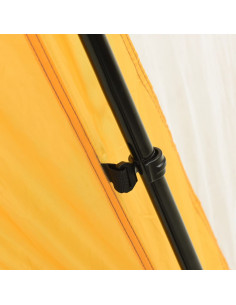 Tenda per Piscina in Tessuto 660x580x250 cm Gialla