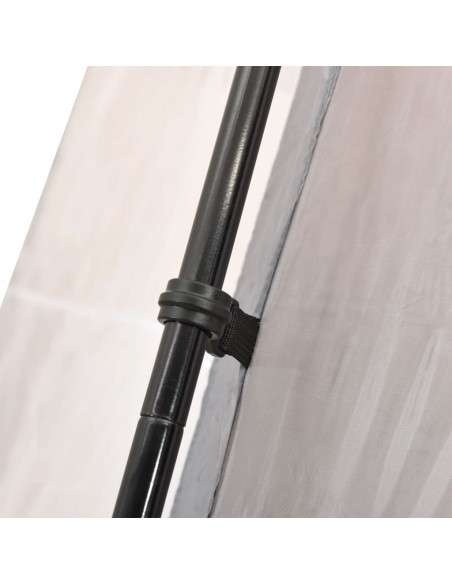 Tenda per Piscina in Tessuto 660x580x250 cm Grigia