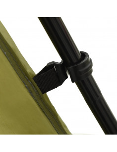 Tenda per Piscina in Tessuto 660x580x250 cm Verde