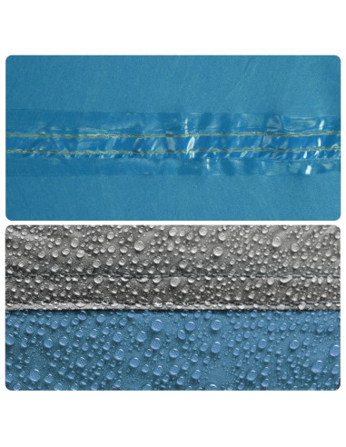 Tenda per Toilette Blu Impermeabile