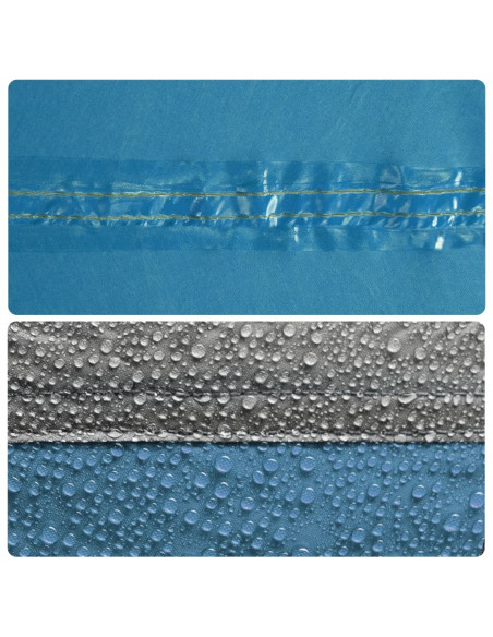 Tenda per Toilette Blu Impermeabile
