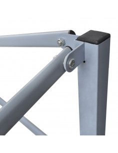 Tenda Pieghevole con 2 Pareti 3x3 m Blu