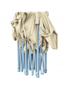 Tenda Pieghevole Pop-Up 3x6 m Bianco Crema