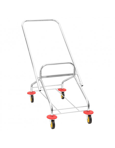 Carrello Pulizie con Secchi e Strizzatoio PP e Acciaio Cromato