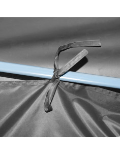 Tenda Pieghevole Pop-Up con 5 Pareti Laterali 3x9 m Antracite