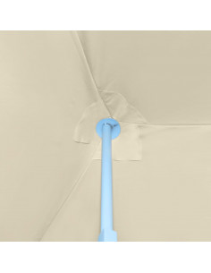 Tenda Pieghevole Pop-Up con 5 Pareti Laterali 3x9 m Crema