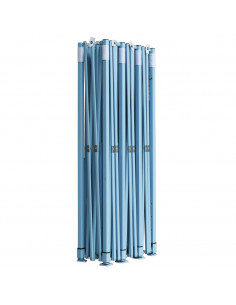 Tenda Pieghevole Pop-Up con 8 Pareti Laterali 3x9 m Crema