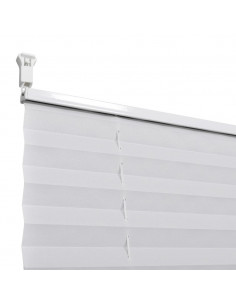 Tenda plissè 90x125cm bianca