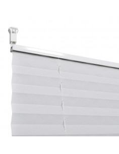 Tenda Plissettata 60x150cm Bianca Oscurante