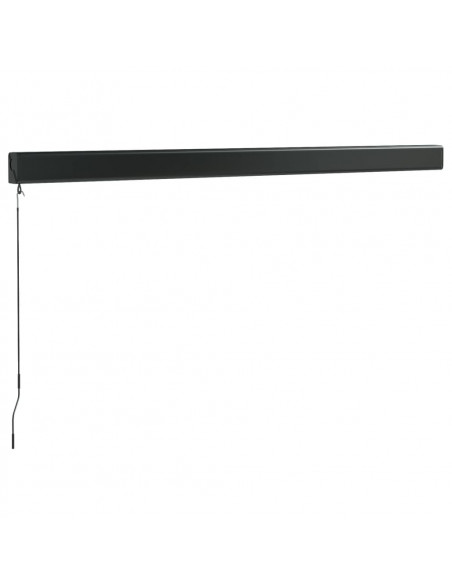 Tenda Retrattile Arancione e Marrone 3x2,5m Tessuto e Alluminio