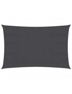 Parasole a Vela Oxford Rettangolare 4x7 m Antracite 2