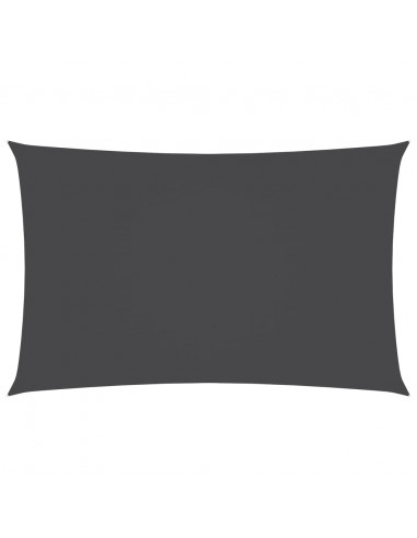 Parasole a Vela Oxford Rettangolare 4x7 m Antracite
