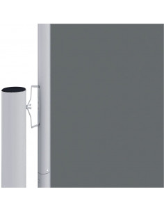 Tenda da Sole Laterale Retrattile Antracite 180x600 cm 2