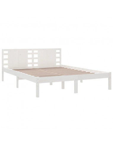 Giroletto Bianco in Legno Massello 150x200 cm King Size