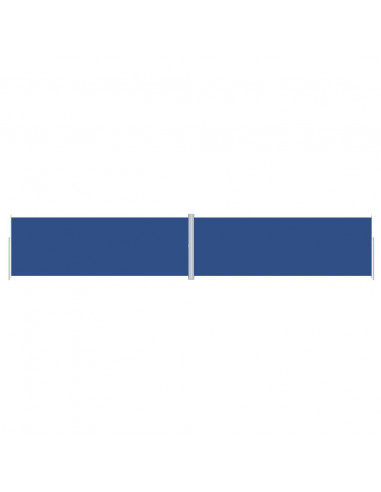 Tenda da Sole Laterale Retrattile Blu 220x1200 cm