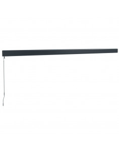 Tenda Sole Retrattile Gialla e Bianca 5x3 m Tessuto e Alluminio