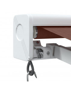 Tenda Sole Retrattile Manuale 400x300 cm Marrone