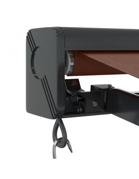 Tenda Sole Retrattile Manuale 400x300 cm Marrone
