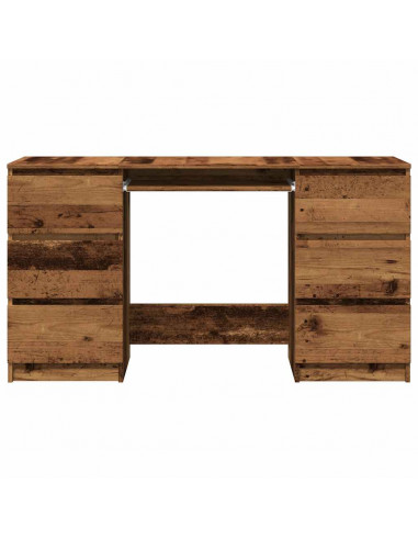 Scrivania Legno Antico 140x50x77 cm in Legno Multistrato