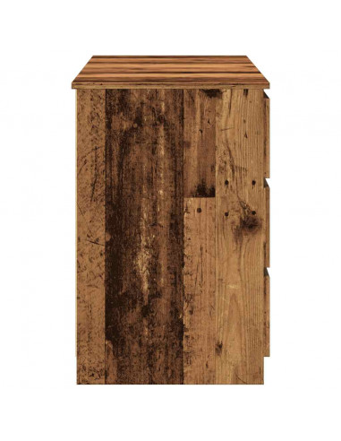 Scrivania Legno Antico 140x50x77 cm in Legno Multistrato