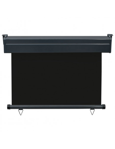 Tendalino Laterale per Balcone 105x250 cm Nero