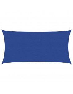 Vela Parasole 160 g/m² Rettangolare Blu 3x6 m in HDPE 2
