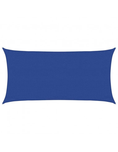 Vela Parasole 160 g/m² Rettangolare Blu 3x6 m in HDPE