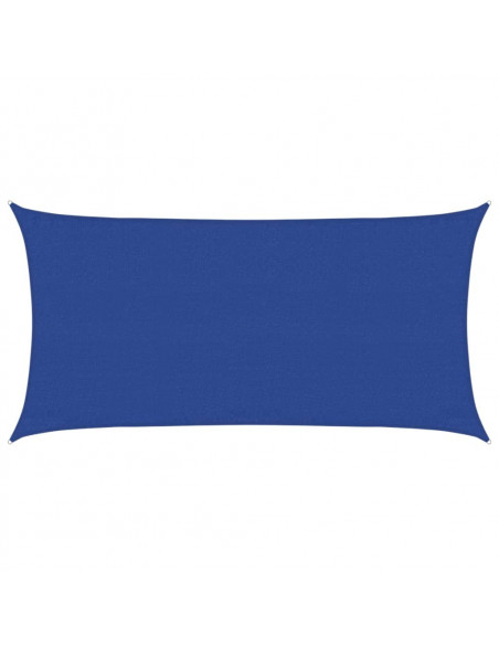 Vela Parasole 160 g/m² Rettangolare Blu 3x6 m in HDPE