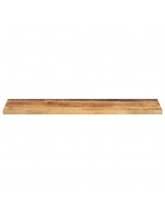 Piano per Tavolo 110x20x2,5 cm Rettangolare Legno Mango Grezzo 2