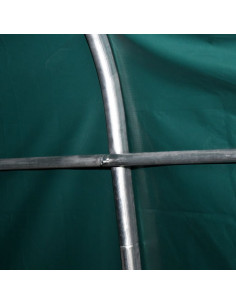 Tendone Bestiame Rimovibile PVC 550 g/m² 3,3x4,8 m Verde Scuro