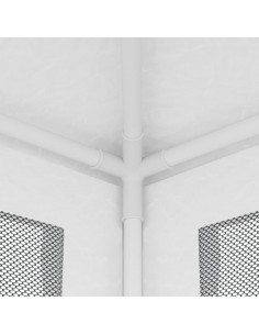 Tendone per Feste con 4 Pareti in Rete 2x2 m Bianco