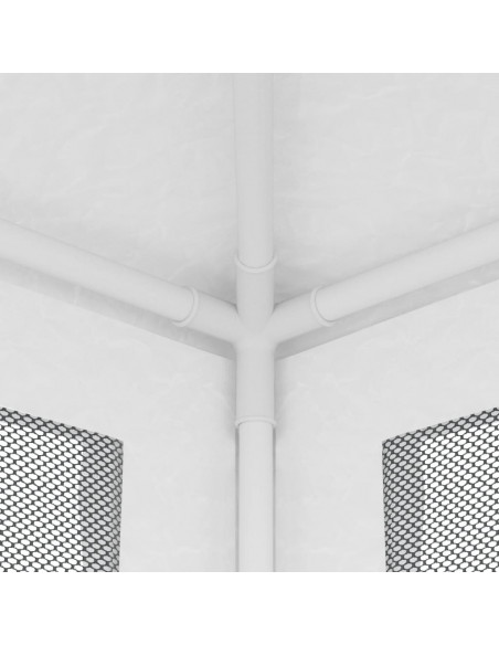 Tendone per Feste con 4 Pareti in Rete 2x2 m Bianco