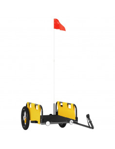 Rimorchio da Bici Giallo Oxford e Ferro 2