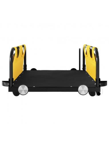 Rimorchio da Bici Giallo Oxford e Ferro