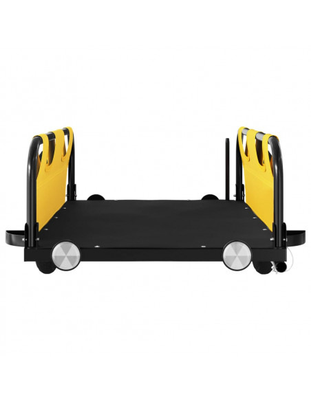 Rimorchio da Bici Giallo Oxford e Ferro