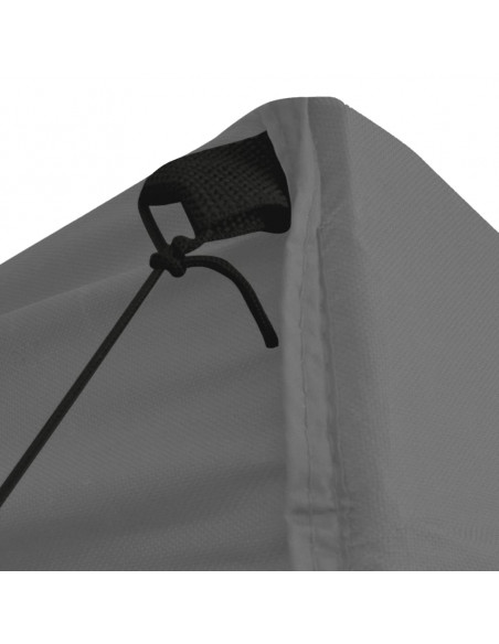 Tendone per Feste Pieghevole Pop-Up con 4 Pareti 3x3m Antracite