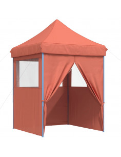 Tendone per Feste Pieghevole Pop-Up con 4 Pareti Terracotta