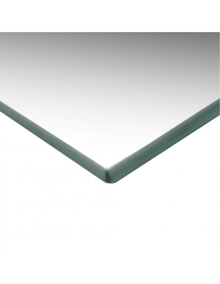 Specchio Parete Rettangolare Senza Cornice con Luci LED Vetro