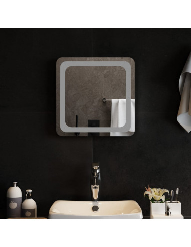 Specchio da Bagno con Luci LED 40x40 cm
