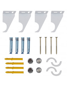 Termosifone Radiatore Bianco 311mm x 900mm