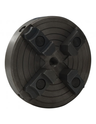 Mandrino in Legno a 4 Ganasce M18 in Acciaio Nero 150x63 mm