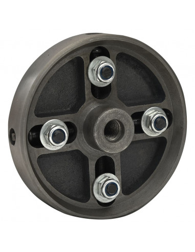 Mandrino in Legno a 4 Ganasce M18 in Acciaio Nero 150x63 mm